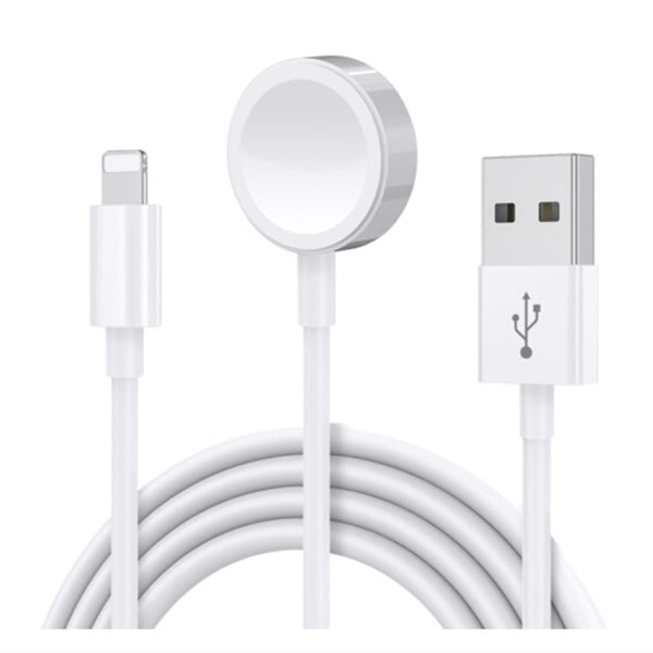 Câble de chargement de chargeur magnétique sans fil 2 en 1 pour Apple Watch / iPhone Câble de chargement de chargeur magnétique sans fil 2 en 1 pour Apple Watch / iPhone